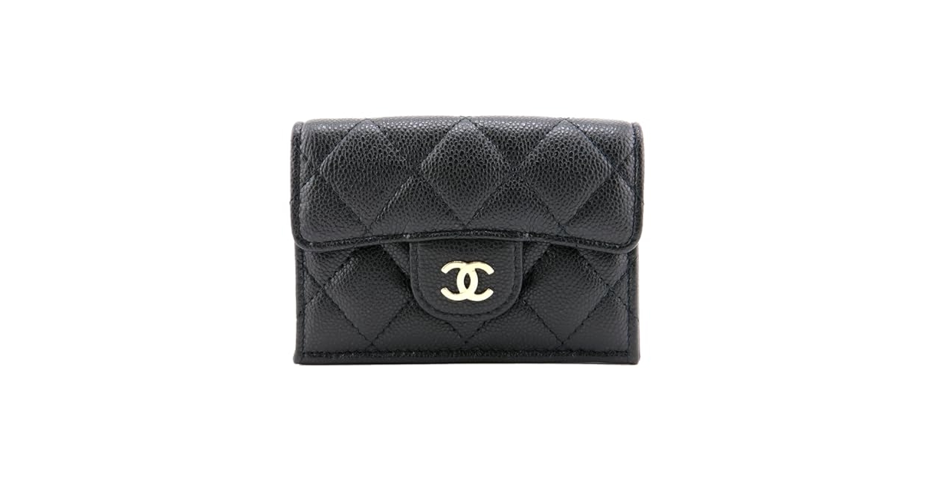 美品 CHANEL キャビアスキン 三つ折り財布 Amazon | [CHANEL] [ラッピング済み/セット品] シャネル 三